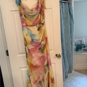 Floral Multicolor Maxi Dress
